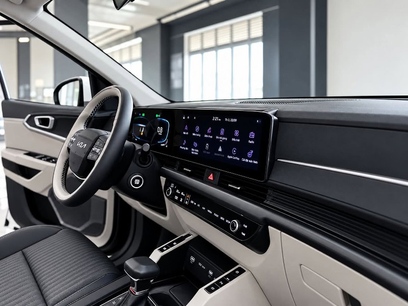 Nội thất Kia Carens Clavis 2026