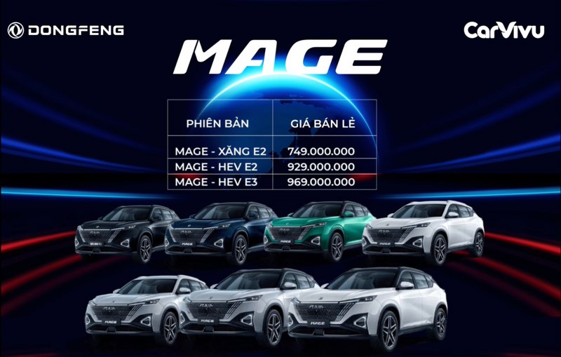 Giá xe Dongfeng Mage 2025