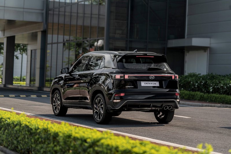 Đuôi xe Hyundai Creta 2025