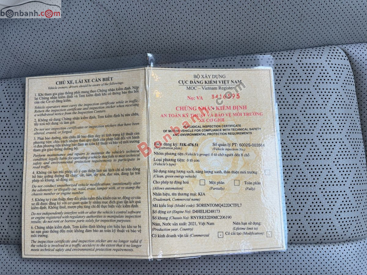 Kia Sorento Premium 2.2 AT AWD 2021 - 680 Triệu 9